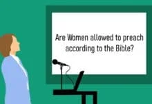 A women that is not allowed to preach according to the Bible