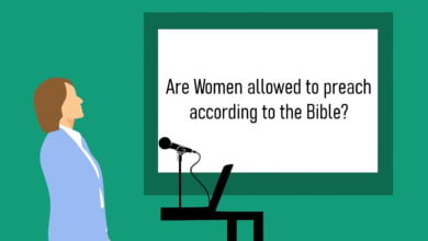 A women that is not allowed to preach according to the Bible