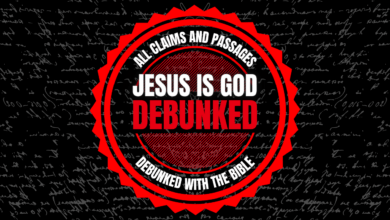 All Jesus is God bible passages and claims debunked