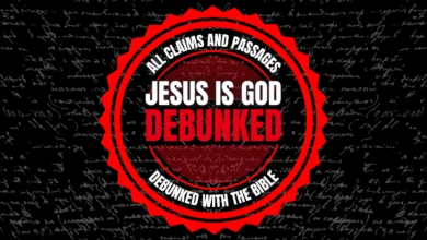 All Jesus is God bible passages and claims debunked