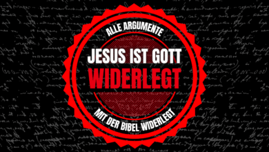 Alle Jesus ist Gott Argumente und Bibelstellen widerlegt