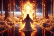 Jesus before the throne of God showing that Jesus is not god